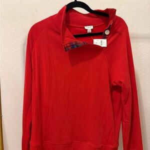 J Crew Women's Red Sweater